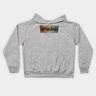 Supergrass - Retro Pattern Kids Hoodie